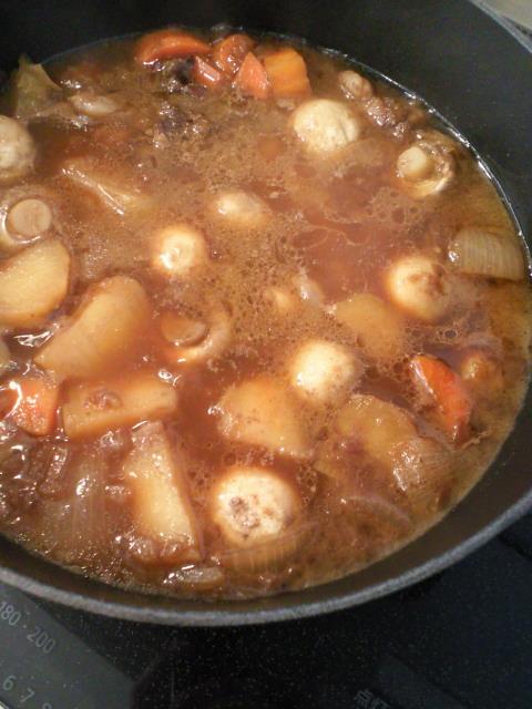 知床牛のビーフシチュー