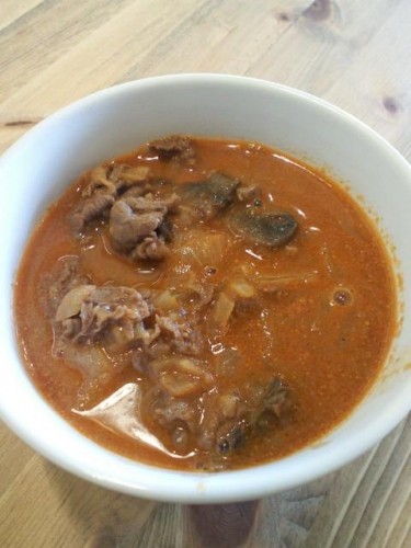 ビーフストロガノフ