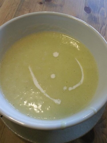 アスパラのスープ♪