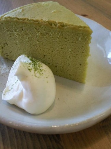 抹茶のチーズスフレケーキ＊