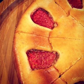 苺のチーズケーキ