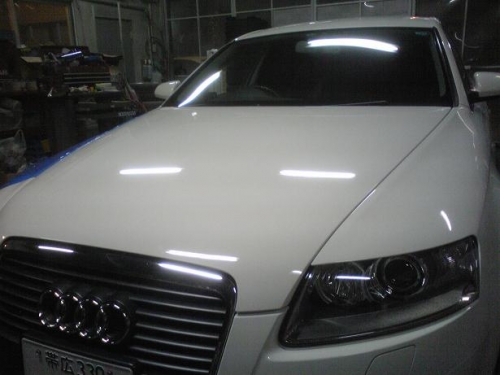 作業風景(Audi A6 エンジンスターター)