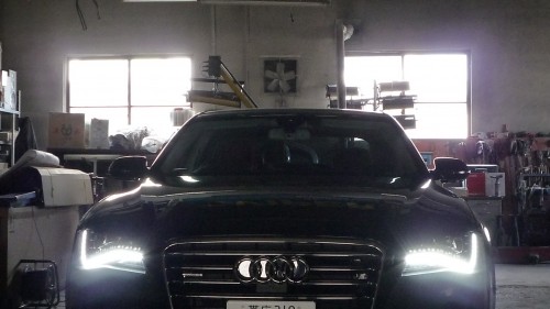 作業風景(Audi A8 D4 コーディング)