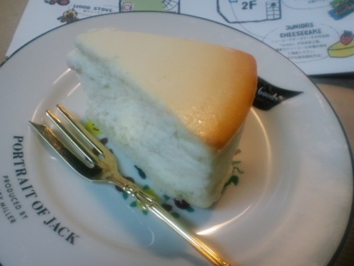 Junior'sのチーズケーキ