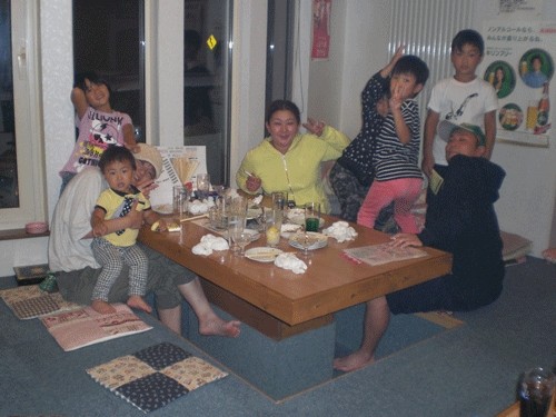 昨夜のお客さま!ご家族かなぁ♪