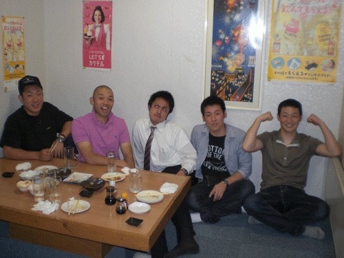 昨夜のお客さま!遠軽高校野球部OBはだれだ♪