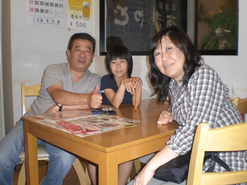 昨夜のお客さま!ご家族でご来店♪