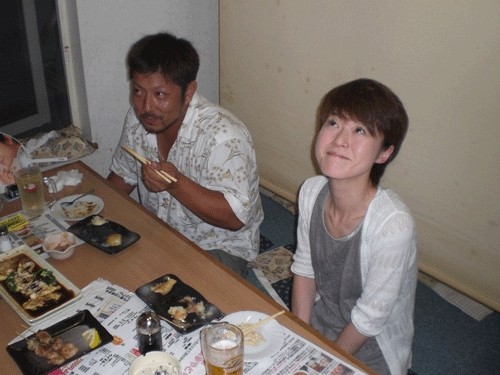 昨夜のお客さま!感謝、感謝の常連さん♪