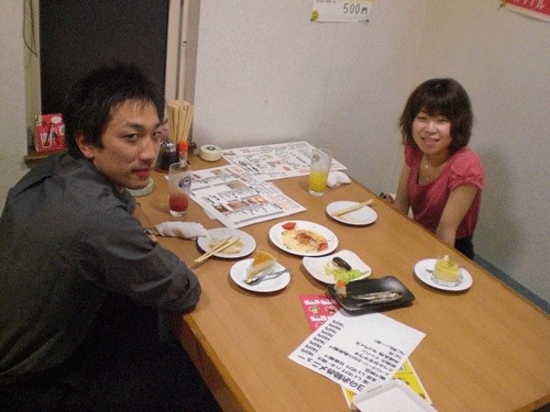 昨夜のお客さま!同級生・・・♪