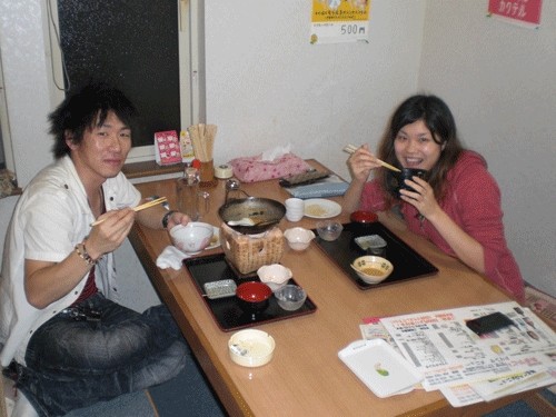 昨夜のお客さま!カップルでご来店♪