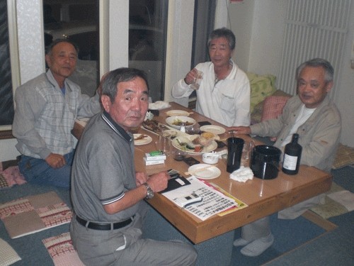 昨夜のお客さま!常連さんの宴会♪