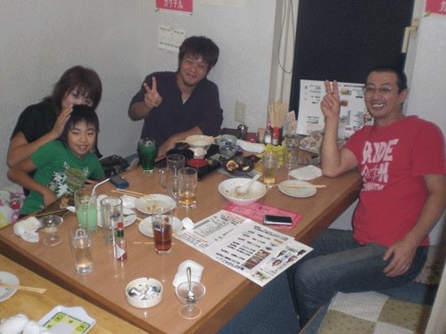 昨夜のお客さま!仲間達♪