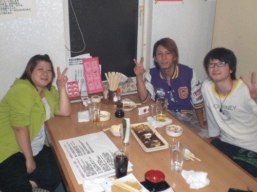 昨夜のお客さま！仲間達♪