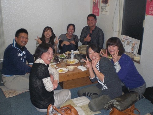 昨夜のお客さま!宴会・・・笑顔満開♪