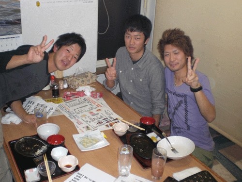 昨夜のお客さま!帯広畜大生・・・サッカー部♪