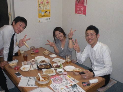 昨夜のお客さま!笑顔が満開♪