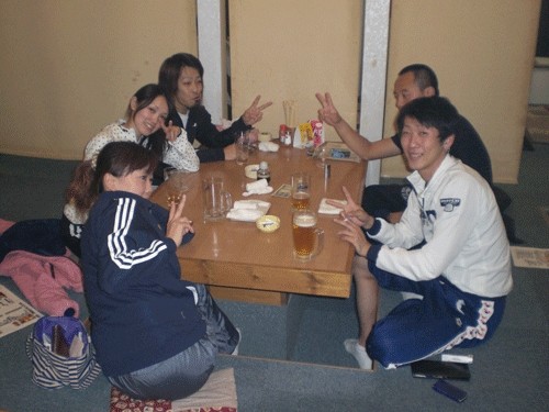 昨夜のお客さま!感謝、感謝の仲間達♪