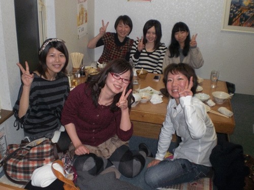 昨夜のお客さま!女子会・・・♪