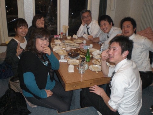 昨夜のお客さま!仲の良い職場のみなさん♪