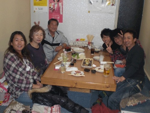 昨夜のお客さま!感謝、感謝の常連さん♪