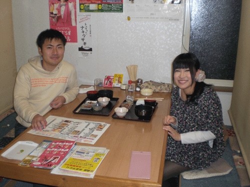 昨夜のお客さま!カップルでご来店♪