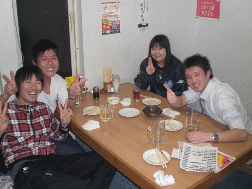 昨夜のお客さま!昔の同業者、昔の得意先♪