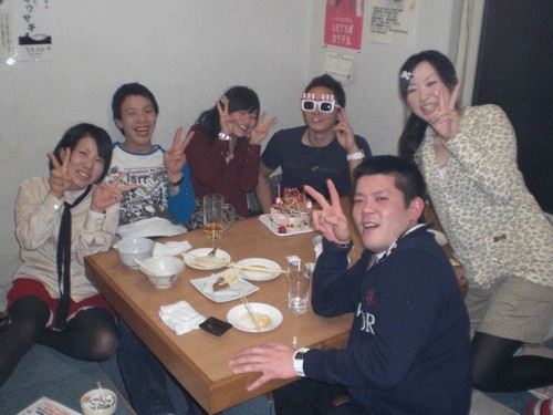 昨夜のお客さま!お誕生会♪