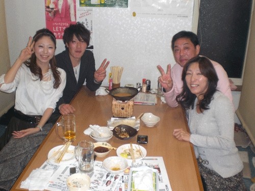 昨夜のお客さま!ご家族でご来店♪