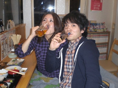 昨夜のお客さま!素敵なカップル♪