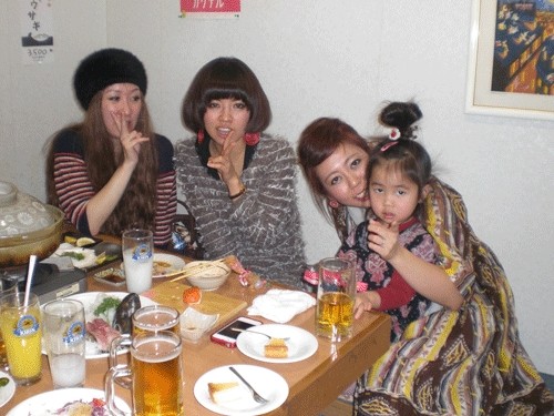 昨夜のお客さま!女性だけの宴会♪