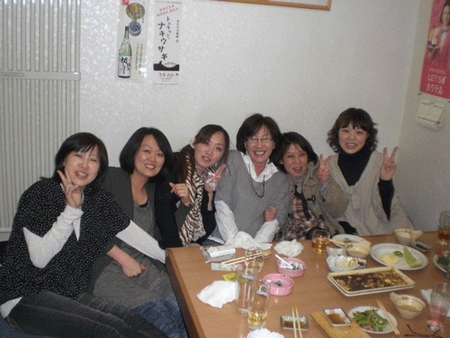 昨夜のお客さま!女性だけの宴会♪