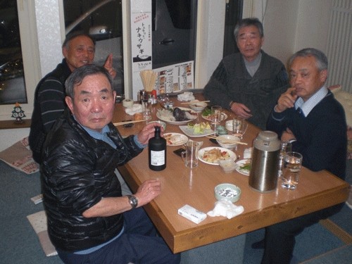 昨夜のお客さま!常連さんの宴会♪