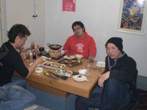 昨夜のお客さま!今年も、よ・ろ・し・く・ね♪