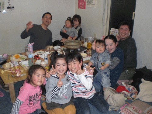 昨夜のお客さま!ご友人の家族どうしかなぁ♪