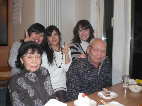 昨夜のお客さま!お誕生会♪