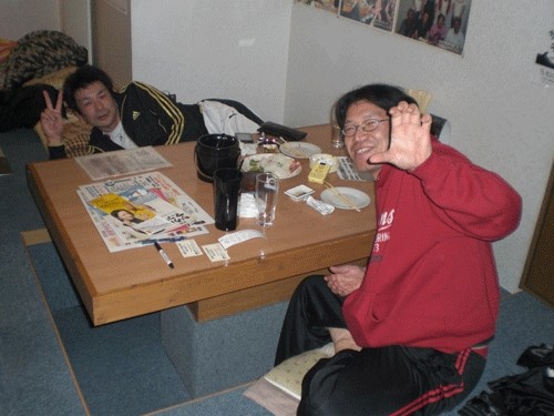 昨夜のお客さま!まったりと・・・♪