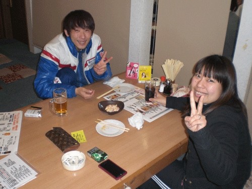 昨夜のお客さま!若い仲間達♪