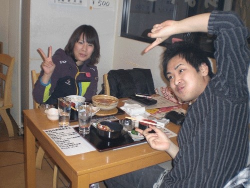 昨夜のお客さま! 仲間のカップル♪