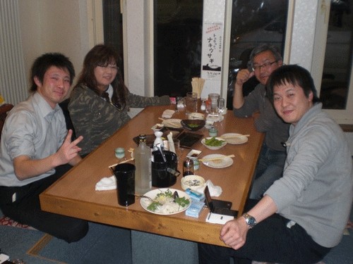 昨夜のお客さま! 仲の良い職場のみなさん♪