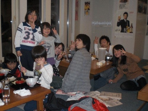 昨夜のお客さま! 仲間達と子供達♪