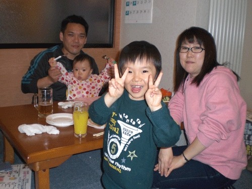 昨夜のお客さま!かわいいねぇ♪