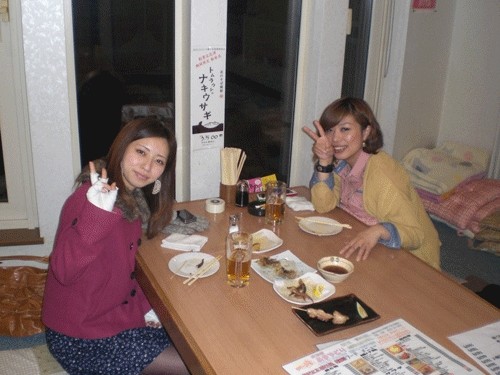 昨夜のお客さま! 彼女達・・・ふたり・・・♪