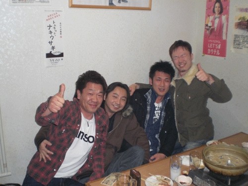 昨夜のお客さま! 酒だぁ、酒だぁ、宴会だぁ♪