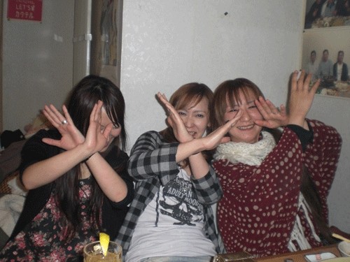 昨夜のお客さま! 女性だけの宴会♪