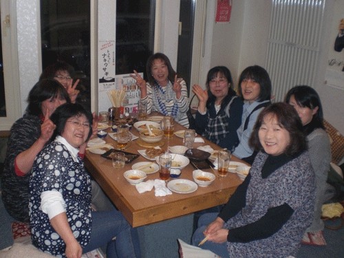 昨夜のお客さま! 女性だけの宴会♪