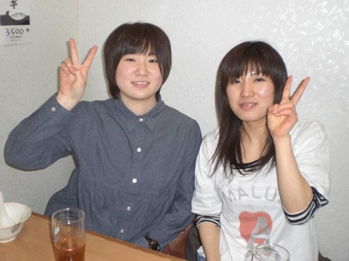 昨夜のお客さま! かわいい娘さん達♪