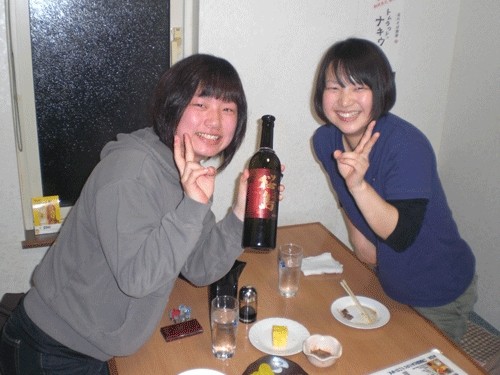 昨夜のお客さま! 彼女達は帯広畜大生♪