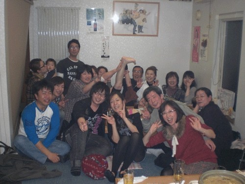 昨夜のお客さま! 宴会は楽しく♪