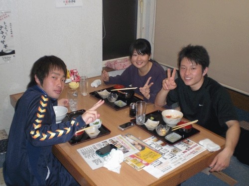 昨夜のお客さま! 帯広畜大生のワンコインディナー♪