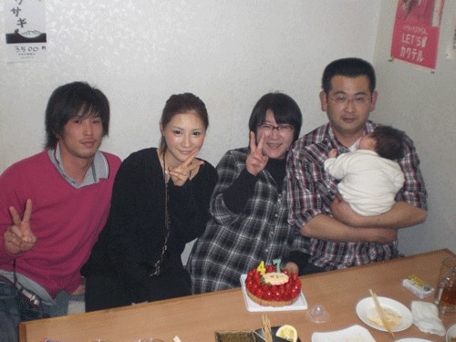 昨夜のお客さま! お婆ちゃんのお誕生会♪